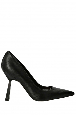 Pantofi dama - Pantofi Guess cu logo perforat si varf ascutit