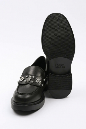 Pantofi loafer Karl Lagerfeld din piele cu strasuri [3]