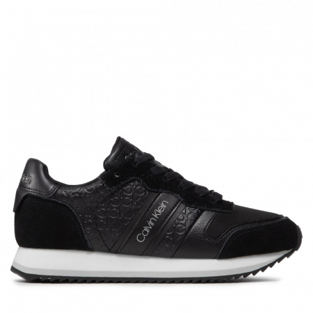 Tenisi dama - Sneakers CALVIN KLEIN Retro Runner HW0HW00552 Ck Black BAX