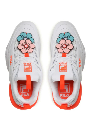 Pantofi sport de piele ecologica Fila cu aspect masiv Disruptor Flower [4]