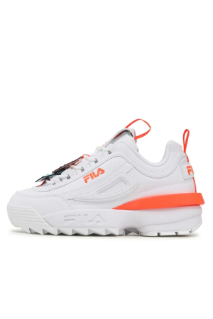 Pantofi sport de piele ecologica Fila cu aspect masiv Disruptor Flower [1]