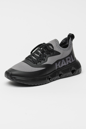 Pantofi sport K/Kite Run Karl Lagerfeld KL54616 gri negri cu talpa usoara [3]