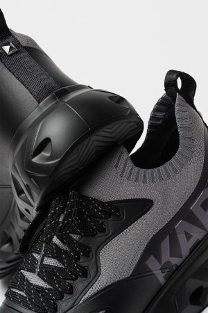 Pantofi sport K/Kite Run Karl Lagerfeld KL54616 gri negri cu talpa usoara [7]