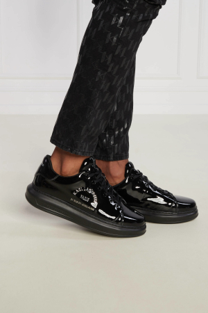 Pantofi sport Karl Lagerfeld din piele lacuita cu detaliu logo [3]