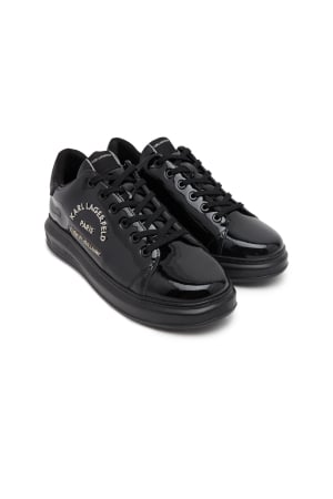 Pantofi sport Karl Lagerfeld din piele lacuita cu detaliu logo [4]
