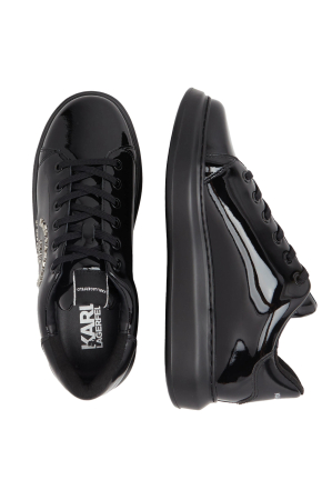 Pantofi sport Karl Lagerfeld din piele lacuita cu detaliu logo [5]