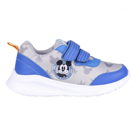 Pantofi copii - Pantofi sport Mikey Mouse ,Albastru/Gri Marime 23