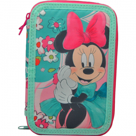 Penare - Penar Disney Frozen Echipat, 3 compartimente, 42 piese