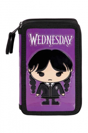 Penare - Penar Wednesday Chibi, Echipat, 3 compartimente, 43 piese