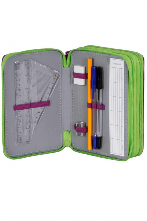 Hulk Angry pencil case, Equipped, 3 compartments, 43 pieces [3]