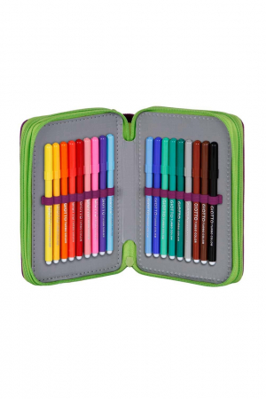 Hulk Angry pencil case, Equipped, 3 compartments, 43 pieces [4]