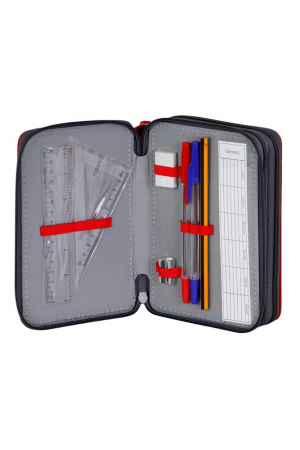 Pencil case Spiderman Rain, Equipped, 3 compartments, 43 pieces [4]