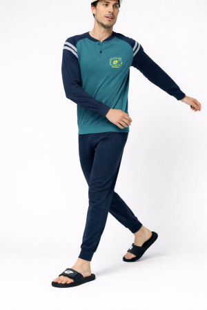 Pijamale barbati - Lotto LP1220C men's pajamas, 2-piece set