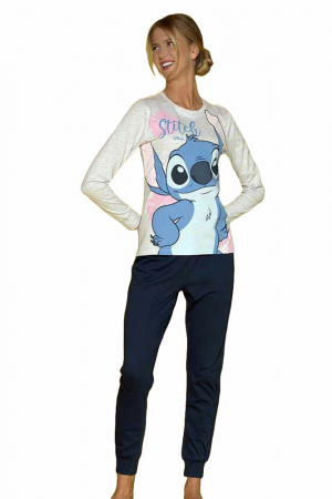 NOUTATI - Pijama bumbac dama Disney Stitch DYD2650