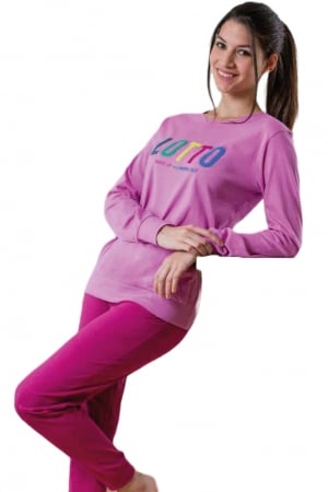 Toate Produsele - Pijama bumbac dama Lotto LP5136
