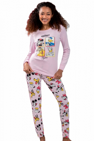 Pijamale dama - Pijama bumbac dama Disney Mickey DYD7041