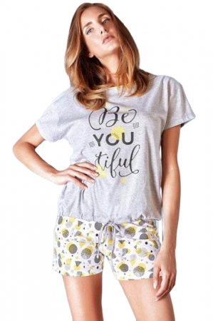 Pijamale dama - Pijama din bumbac Nottingham,PG33498