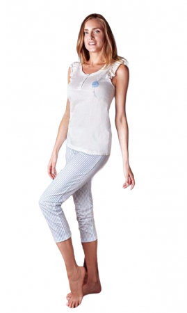 Pijamale dama - Pijama din bumbac Nottingham PG33478
