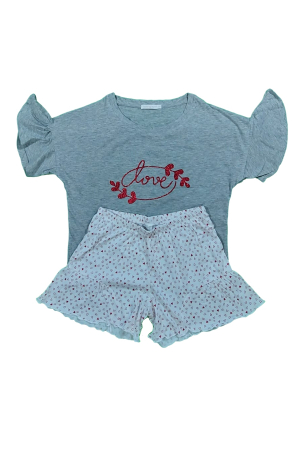 Pijamale dama - Pijama din bumbac Nottingham,PG33600