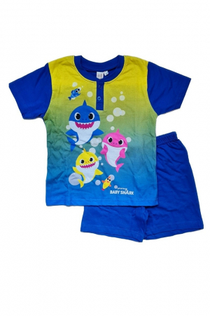 Pijamale copii - Pijama maneca scurta Baby SharkBSHAB1407