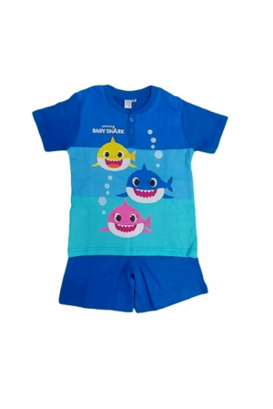 Pijamale copii - Pijama maneca scurta Baby SharkBSHAB1407