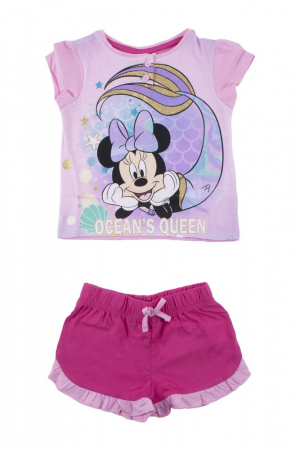 Pijamale copii - Pijama maneca scurta Minnie Mouse EV2085100B