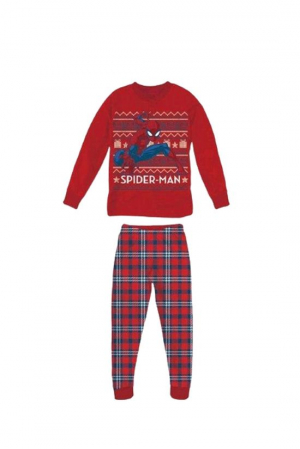 NOUTATI - Pijamale baieti cu tematic de Craciun Spiderman