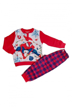 Pijamale copii - Pijamale Copii cu tematic de Craciun Spiderman