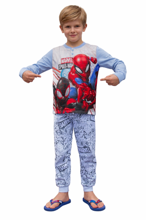 Pijamale copii - Pijamale copii Disney Stitch MV40M7635, set 2 piese din bumbac