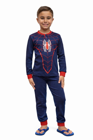 Pijamale copii - Pijamale copii Disney Stitch MV40M7601, set 2 piese din bumbac