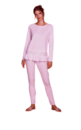 Pijamale dama - Pijamale dama Andra,Roz, marime  L