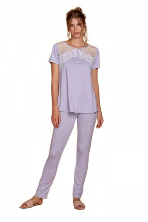 Pijamale dama - Pijamale dama maneci scurte,Andra Lingerie 8756