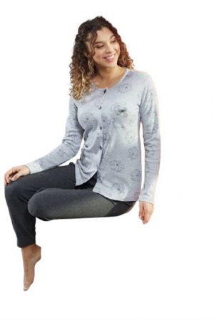 Super Reduceri -30%  Use code MEGA30 - Pijamale dama maneci lungi Dolcissime 11224