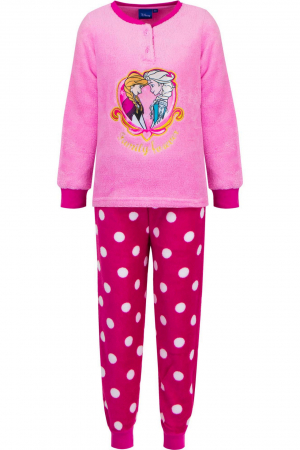 Super Reduceri -30%  Use code MEGA30 - Pijamale lungi Frozen HS7186,culoare Roz,3 ani