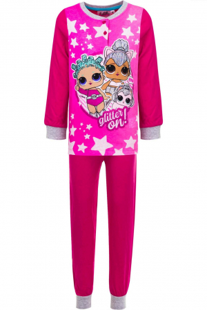 Pijamale copii - Pijamale lungi LOL SURPRISE,culoare Fucsia, 5 ani