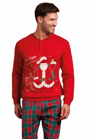 Super Reduceri -30%  Use code MEGA30 - Men's Christmas themed pajamas GP2083