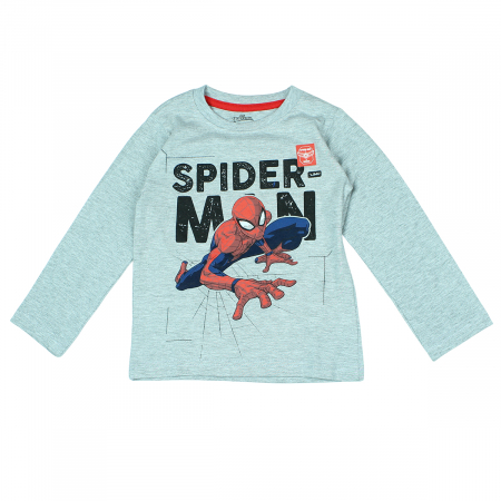 Pijamale lungi Spiderman,model 1219,Gri/Rosu, 128 cm, 8 ani [2]