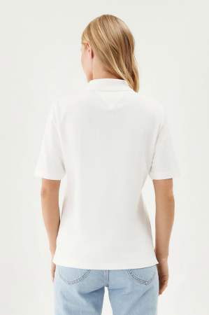 Women's Polo Shirt Tommy Hilfiger  Pique WW0WW37820 [1]