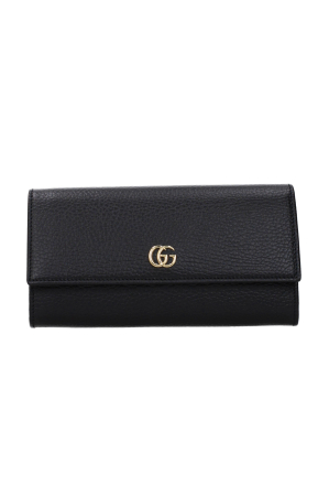 Portofele dama - Portofel damă Gucci tip continental cu logo GG