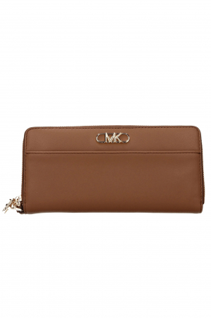 Luxury Selection - Michael Kors Parker leather women's wallet with metal logo