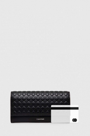 Large women's wallet Calvin Klein Mini Quilt Large Trifold K60K611895 [2]