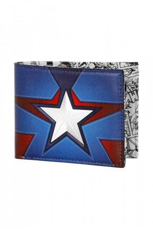 Super Reduceri -30%  Use code MEGA30 - Portofel pentru copii Captain America Courage