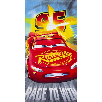 Prosoape si halate de baie copii - Prosop plaja Disney Cars