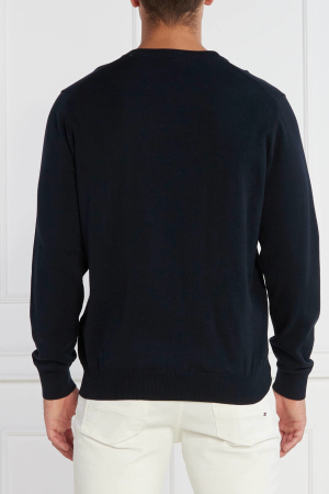 Pulover de bumbac cu decolteu in V Gant 8030562 [1]