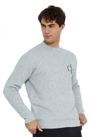 Pulovere barbati - Pulover Calvin Klein Jeans Comfort fit cu adaos de lana
