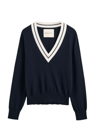 Pulover Dama Gant 4805303 Decolteu V Elegant [2]