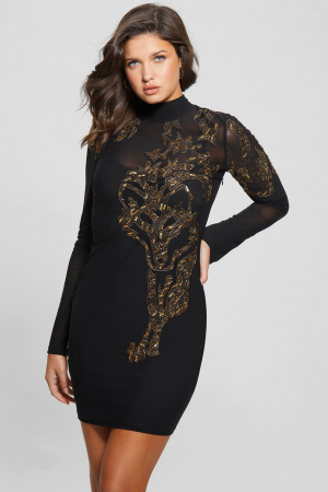 NOUTATI - Rochie dama Guess LS RYDER W3BK0R