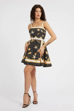 Guess dress with a nautical print and flared silhouette [2]