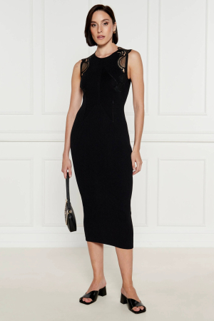 Twinset 242TP3190 Women's Knit Dress with Lace [2]