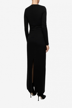 Rochie eleganta Milano cu placa metalica ovala cu D [1]